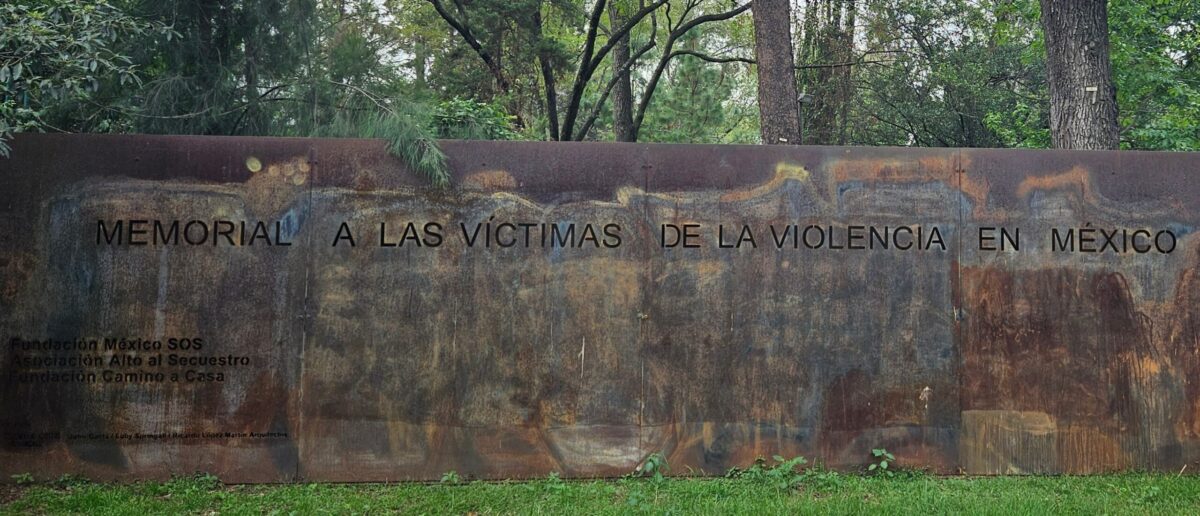 Addiopizzo in Messico, Memoriale alle vittime della violenza