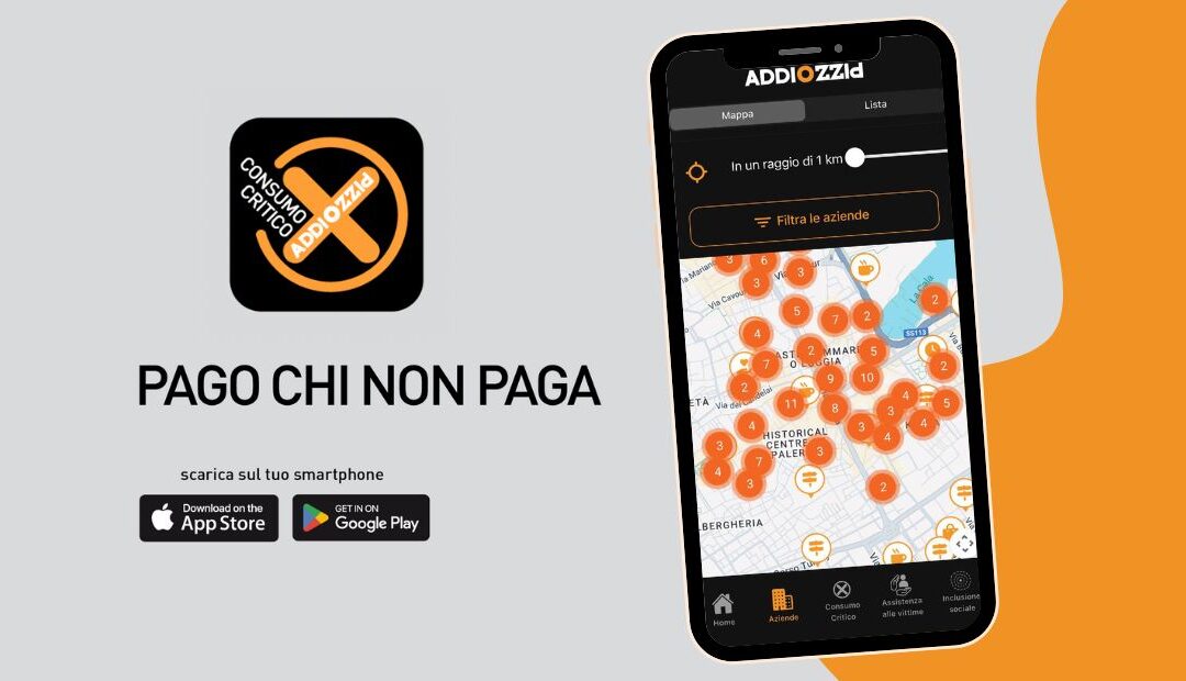 Il consumo critico a portata di click con l’app “Pago chi non paga”