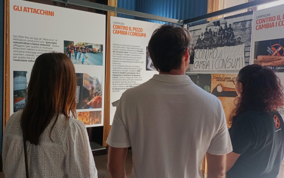 “ADDIOPIZZO 20” returns — the exhibition at the No Mafia Memorial.