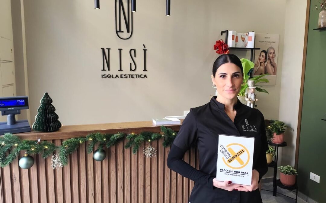 “Nisì – isola estetica” entra nella rete di consumo critico antiracket “Pago chi non paga”