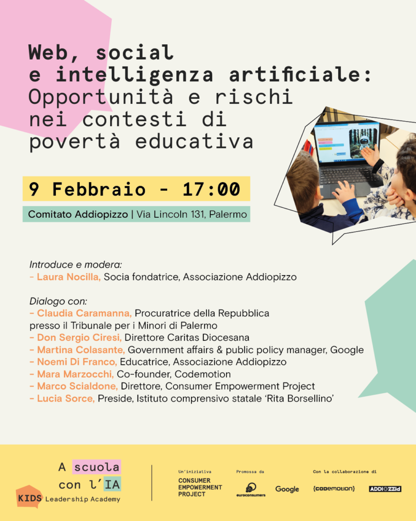 web, social e ia - addiopizzo