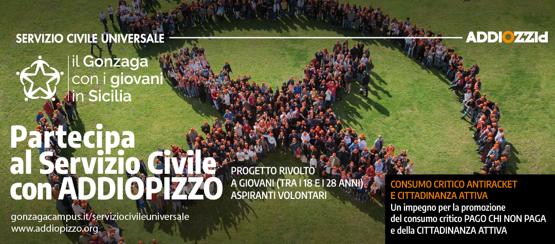 servizio civile addiopizzo 2026