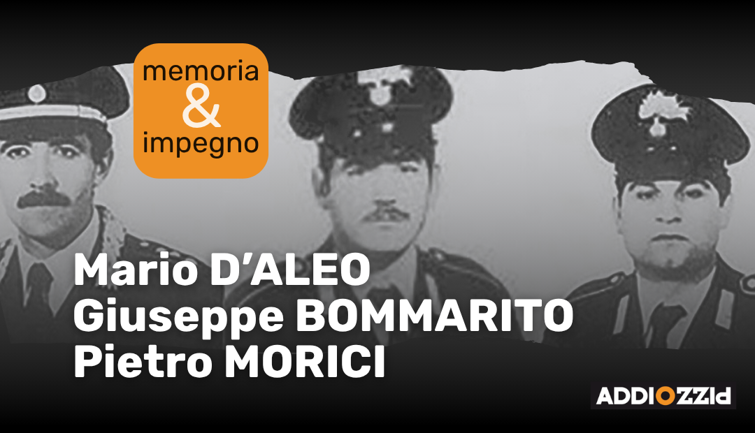 Memoria & Impegno: ricordando Mario D’Aleo, Giuseppe Bommarito e Pietro Morici