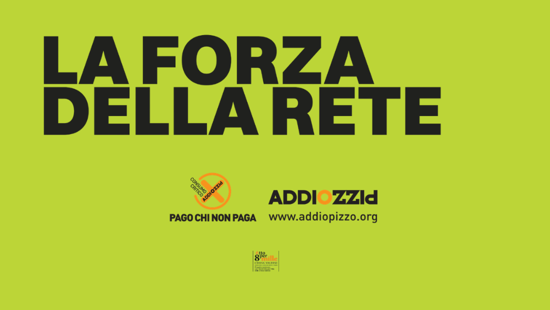 la forza della rete addiopizzo