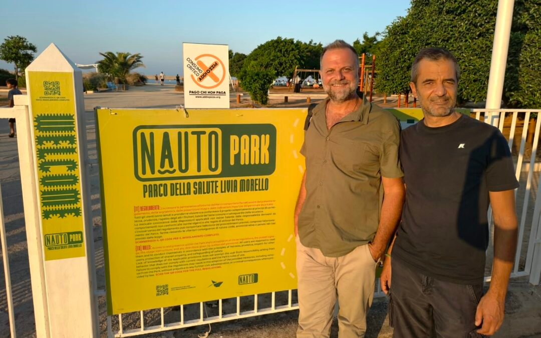 “NAUTO PARK – Parco della Salute Livia Morello” entra nella rete di consumo critico antiracket “Pago chi non paga”