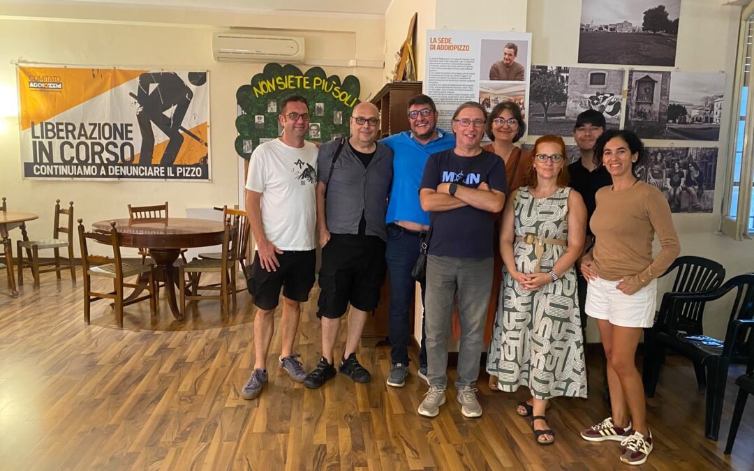 Giornalisti serbi in visita alla sede di Addiopizzo: al centro il ruolo dei media nei territori