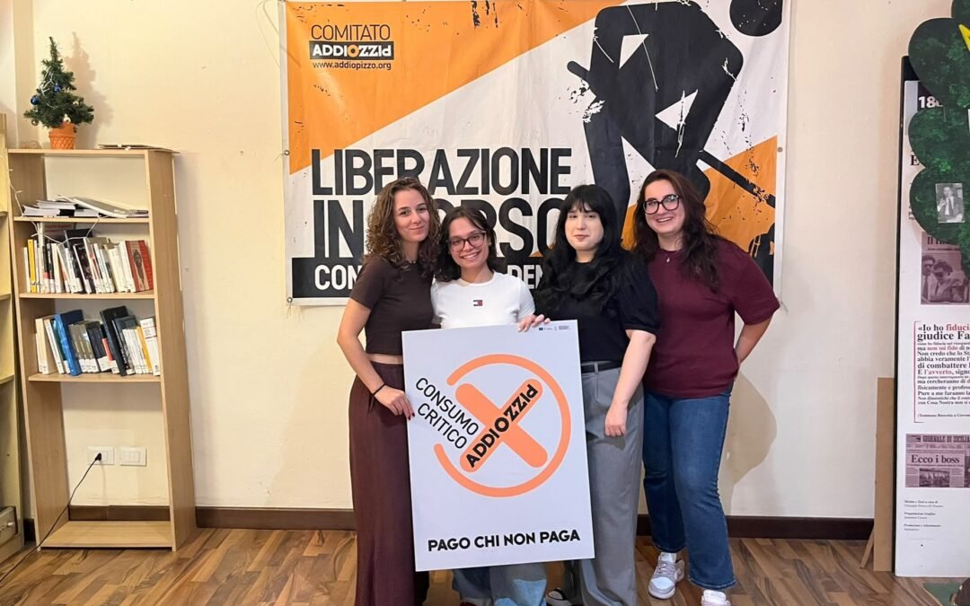 Benvenute Alessia, Elisabetta, Jessica e Briana: le nuove volontarie del Servizio Civile Universale di Addiopizzo